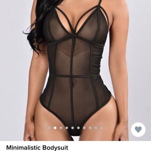 Minimalist Black Bodysuit